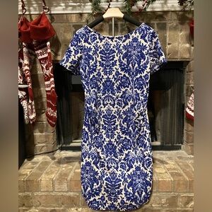 Pinkblush Blue and White Patterned Dress